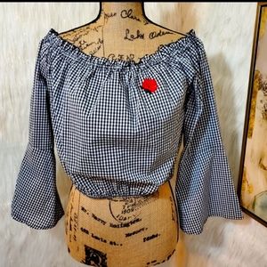 NWT Forever 21 off shoulder crop top